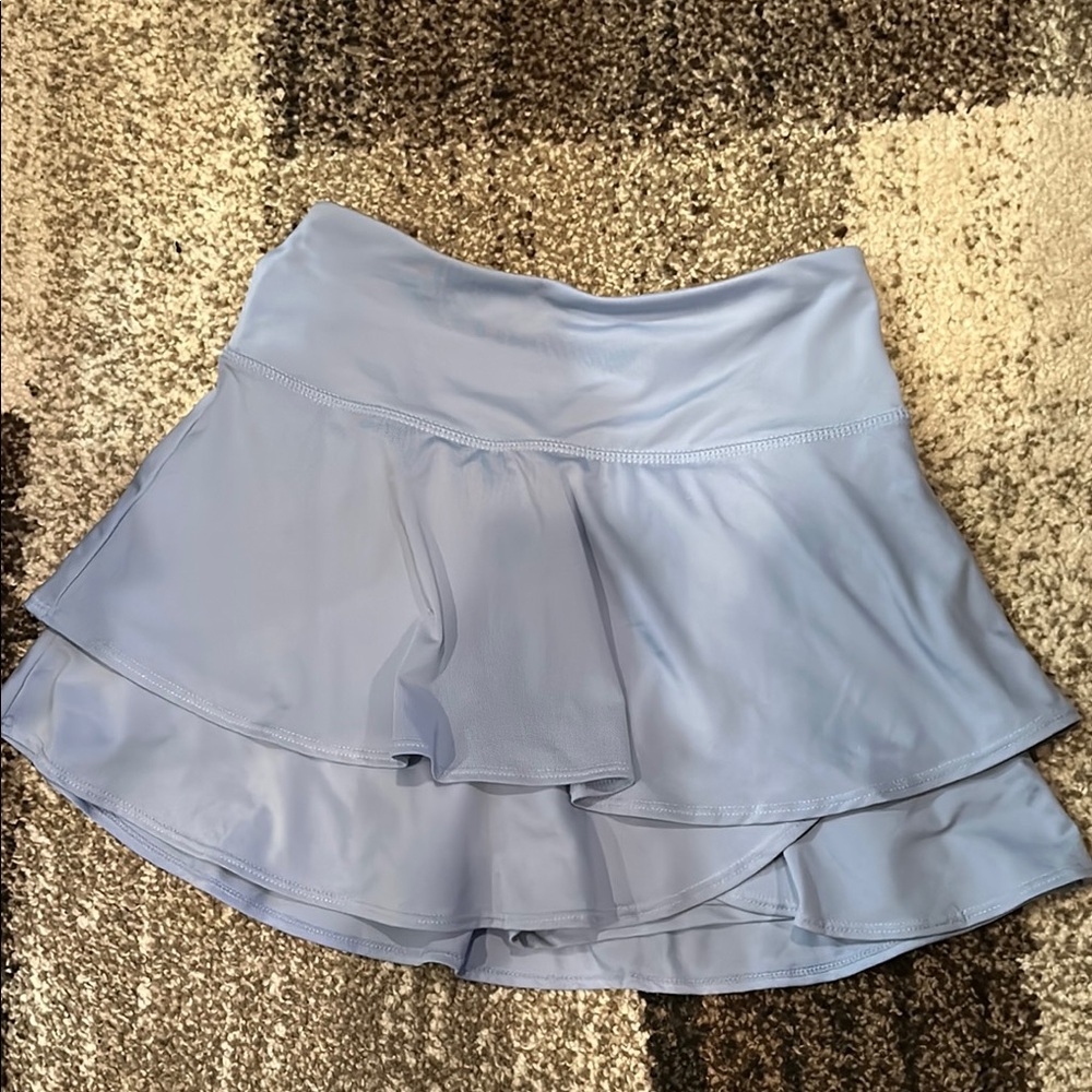 Baleaf Light Blue Layered athletic Skirt